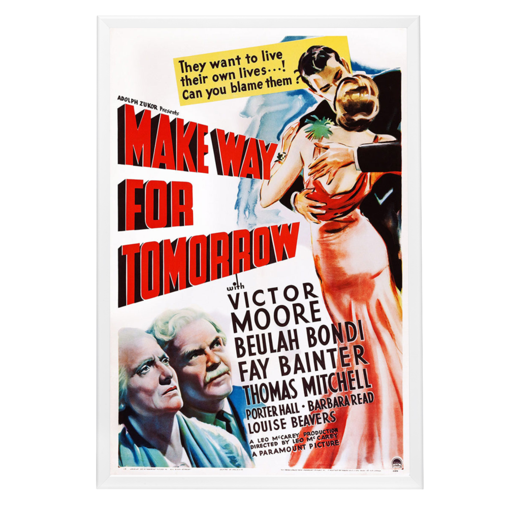 "Make Way For Tomorrow" (1937) Framed Movie Poster