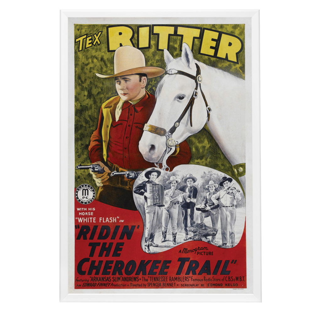 "Ridin' The Cherokee Trail" (1941) Framed Movie Poster