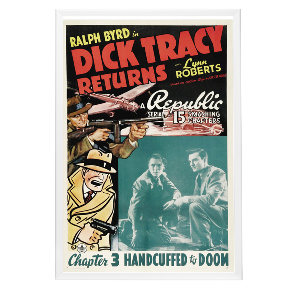 "Dick Tracy Returns" (1938) Framed Movie Poster