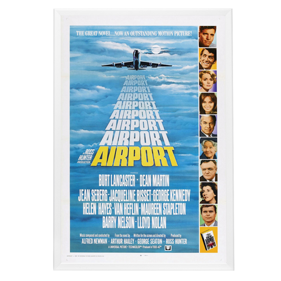 "Airport" (1970) Framed Movie Poster