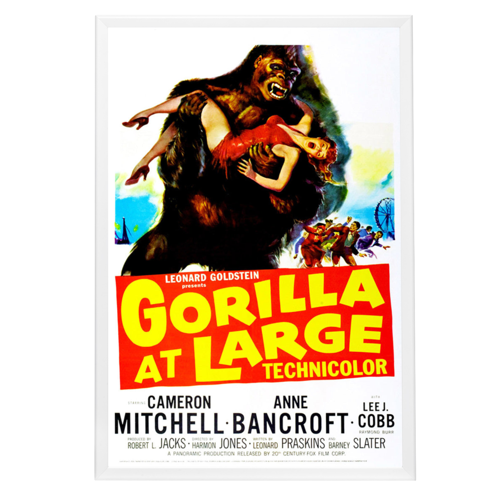 "Gorilla At Large" (1954) Framed Movie Poster