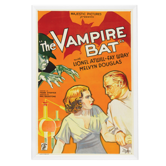 "Vampire Bat" (1933) Framed Movie Poster