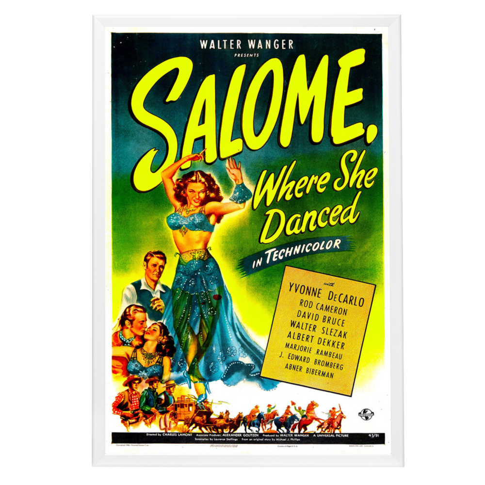 "Salome Where She Danced" (1945) Framed Movie Poster