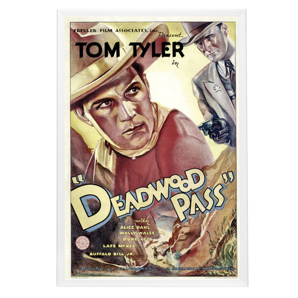 "Deadwood Pass" (1933) Framed Movie Poster