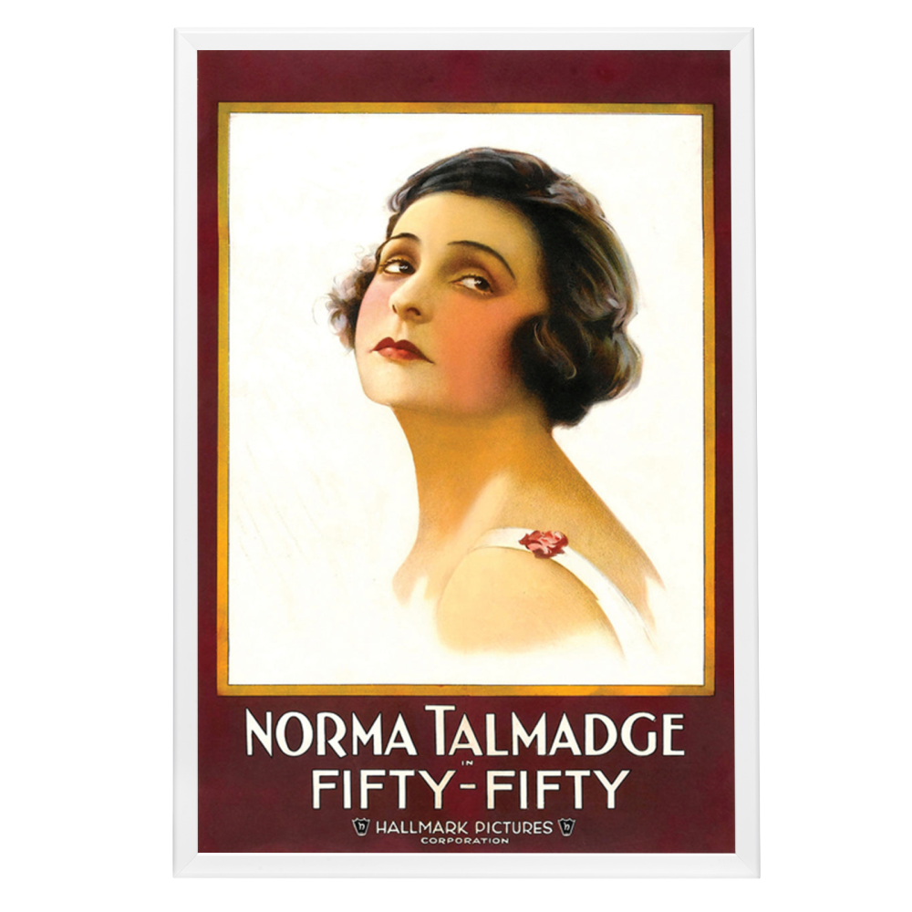 "Fifty-Fifty" (1916) Framed Movie Poster