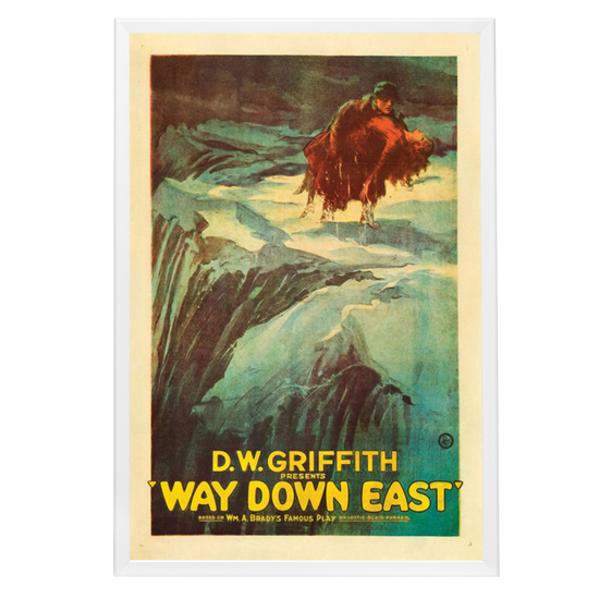 "Way Down East" (1920) Framed Movie Poster