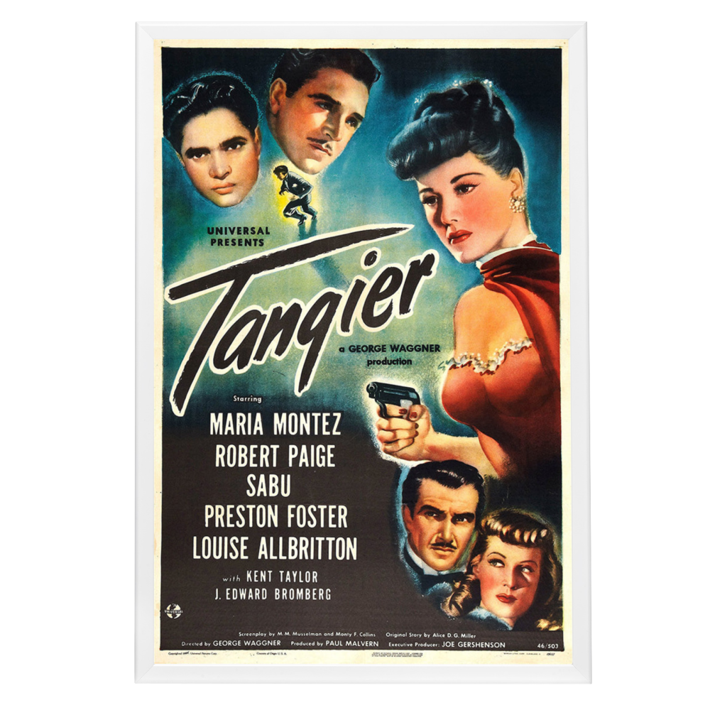 "Tangier" (1946) Framed Movie Poster