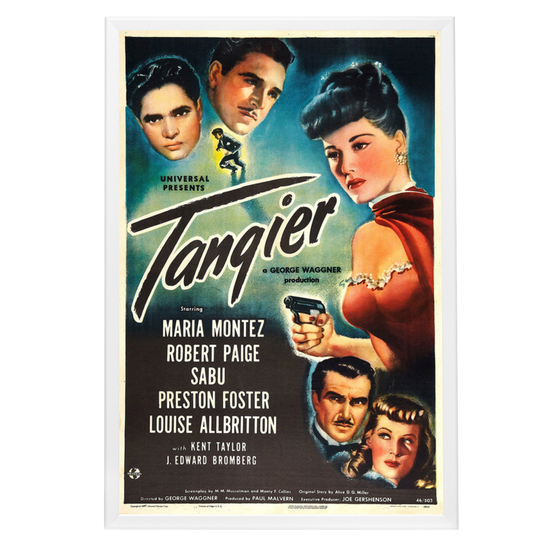 "Tangier" (1946) Framed Movie Poster