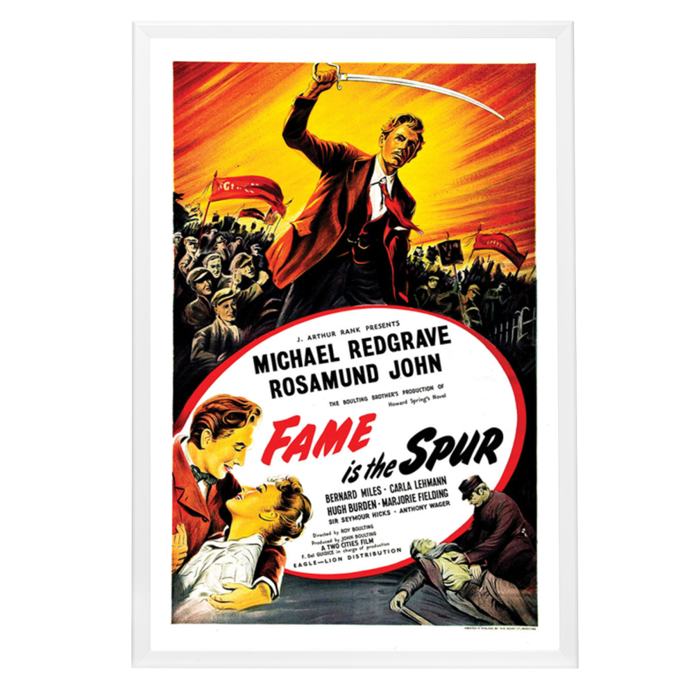 "Fame Is The Spur" (1947) Framed Movie Poster