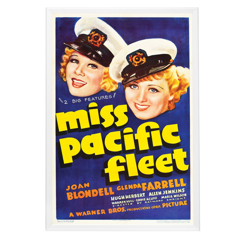 "Miss Pacific Fleet" (1935) Framed Movie Poster