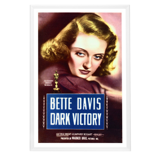 "Dark Victory" (1939) Framed Movie Poster