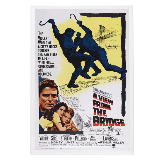 "View From The Bridge" (1961) Framed Movie Poster