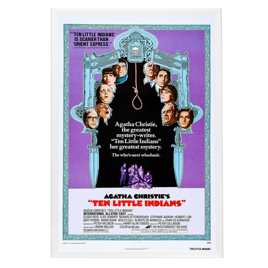 "Ten Little Indians" (1965) Framed Movie Poster