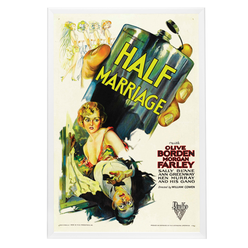 "Half Marriage" (1929) Framed Movie Poster