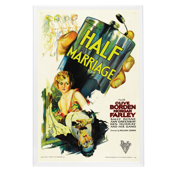 "Half Marriage" (1929) Framed Movie Poster
