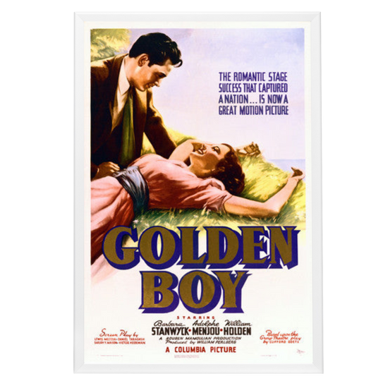 "Golden Boy" (1939) Framed Movie Poster