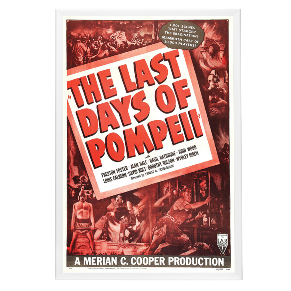 "Last Days Of Pompeii" (1935) Framed Movie Poster