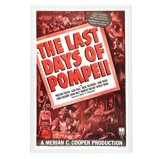 "Last Days Of Pompeii" (1935) Framed Movie Poster