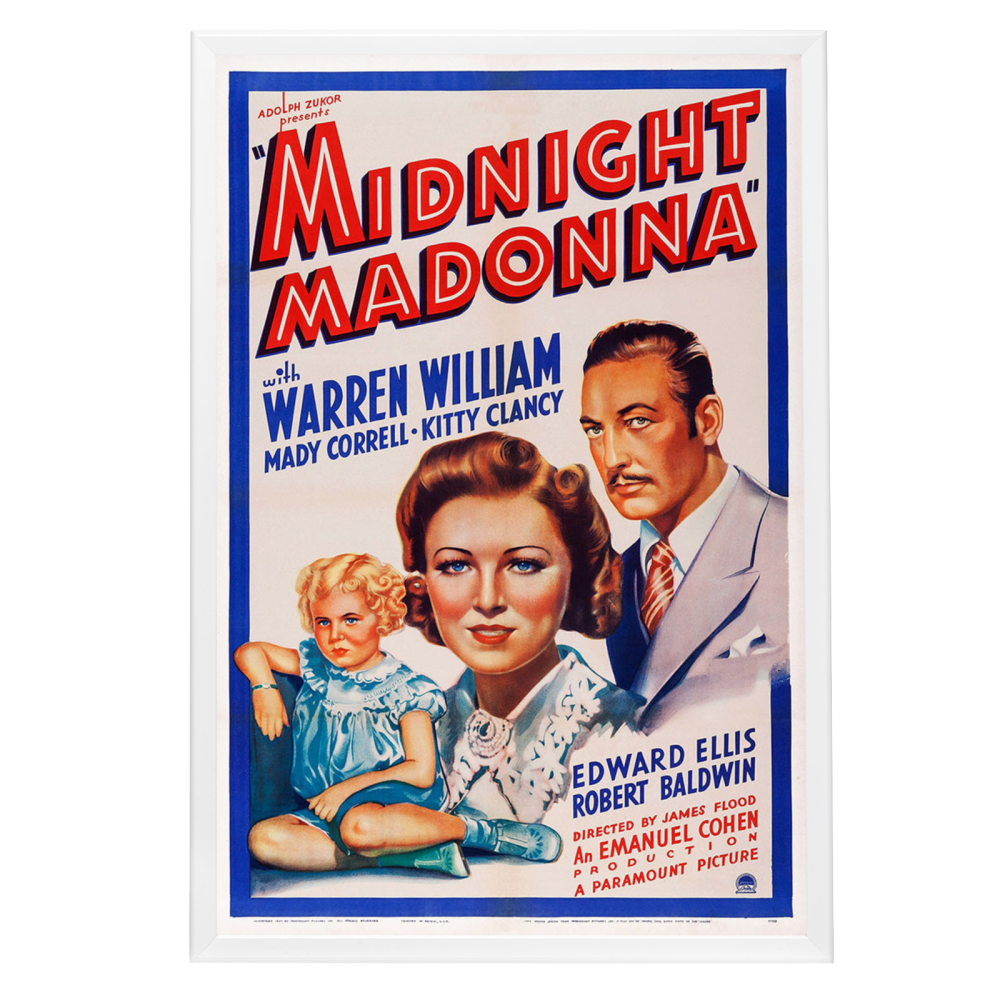 "Midnight Madonna" (1937) Framed Movie Poster