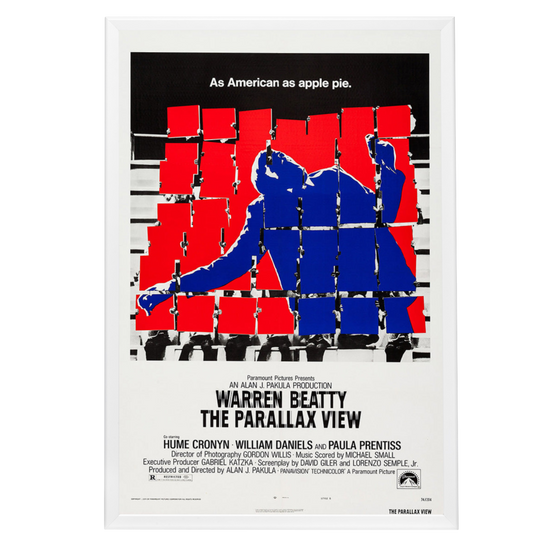 "Parallax VIew" (1974) Framed Movie Poster