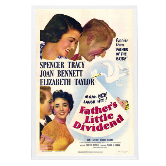 "Father's Little Dividend" (1951) Framed Movie Poster