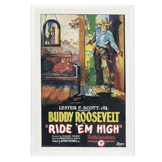 "Ride 'Em High" (1927) Framed Movie Poster