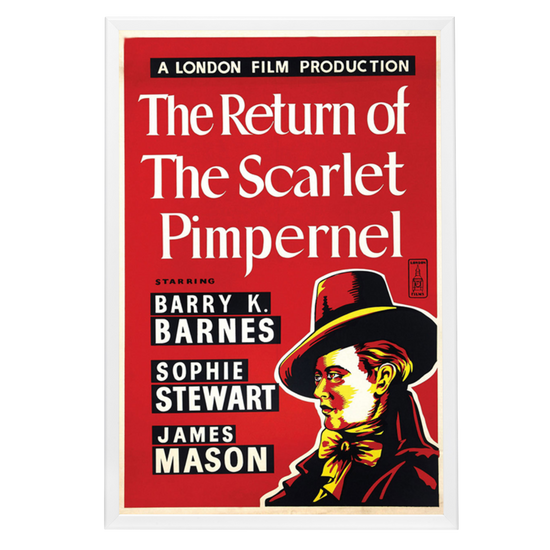 "Return Of The Scarlet Pimpernel" (1937) Framed Movie Poster