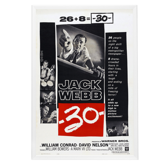 "'-30" (1959) Framed Movie Poster