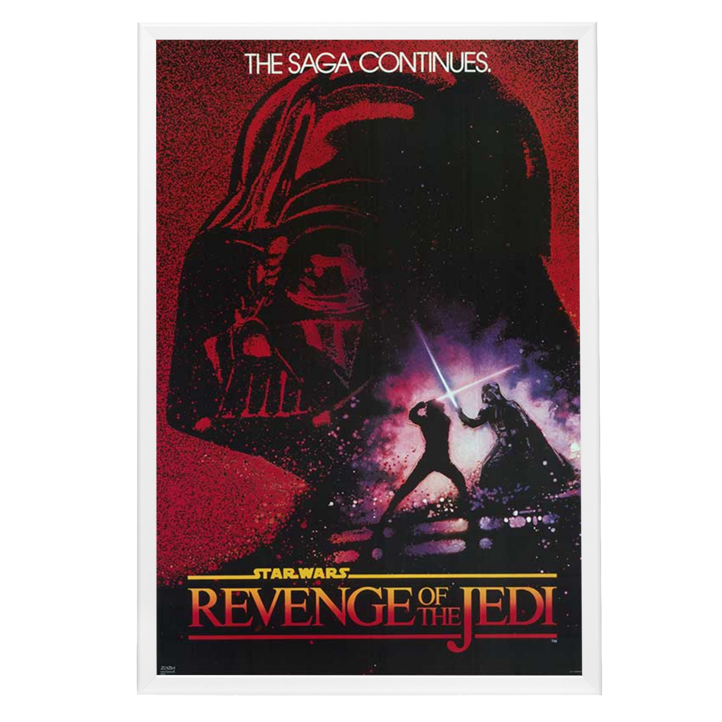 "Star Wars Revenge of the Jedi" (1983) Framed Movie Poster