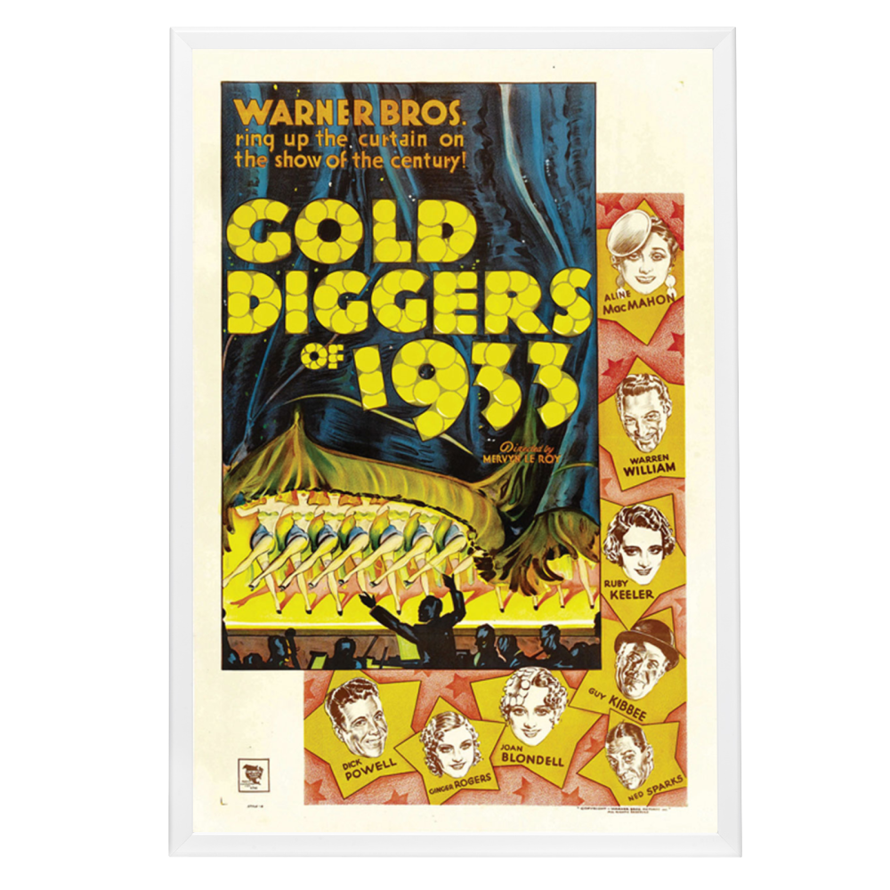 "Gold Diggers Of 1933" (1933) Framed Movie Poster