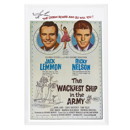 "Wackiest Ship In The Army" (1960) Framed Movie Poster