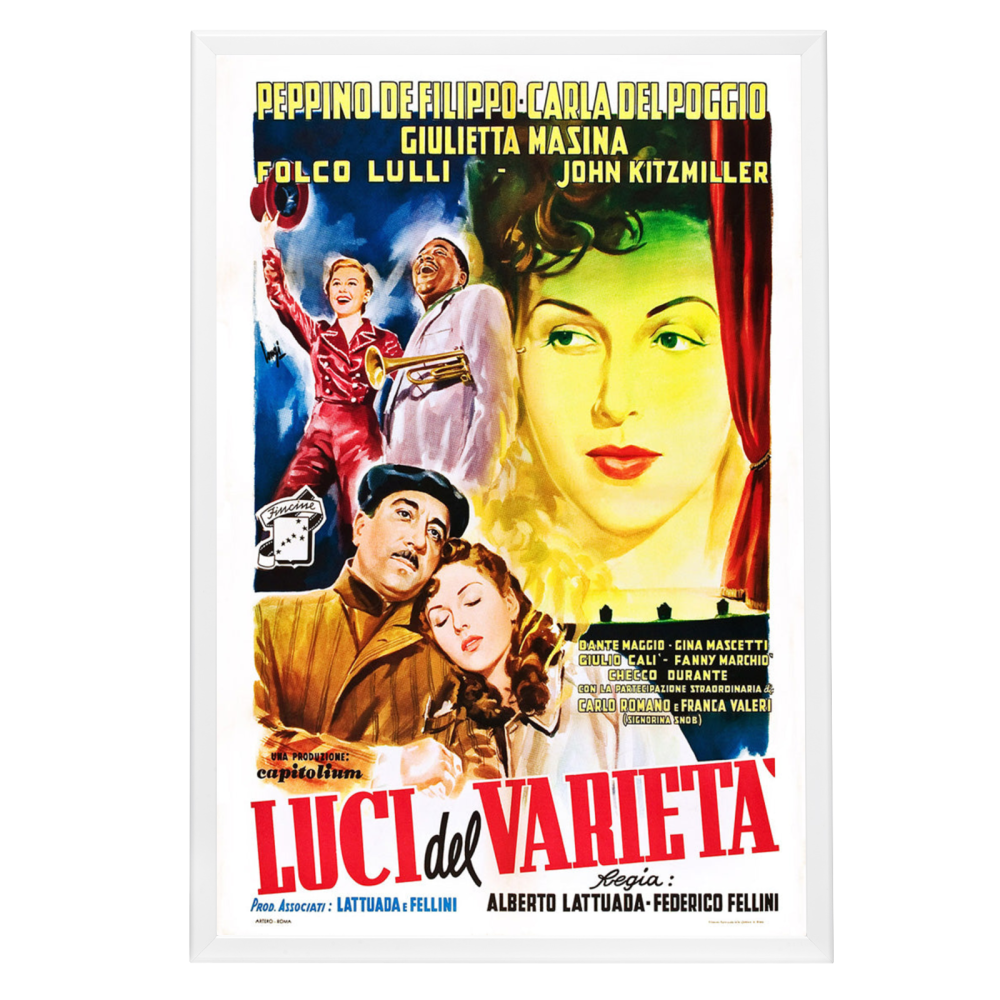 "Variety Lights" (1950) Framed Movie Poster