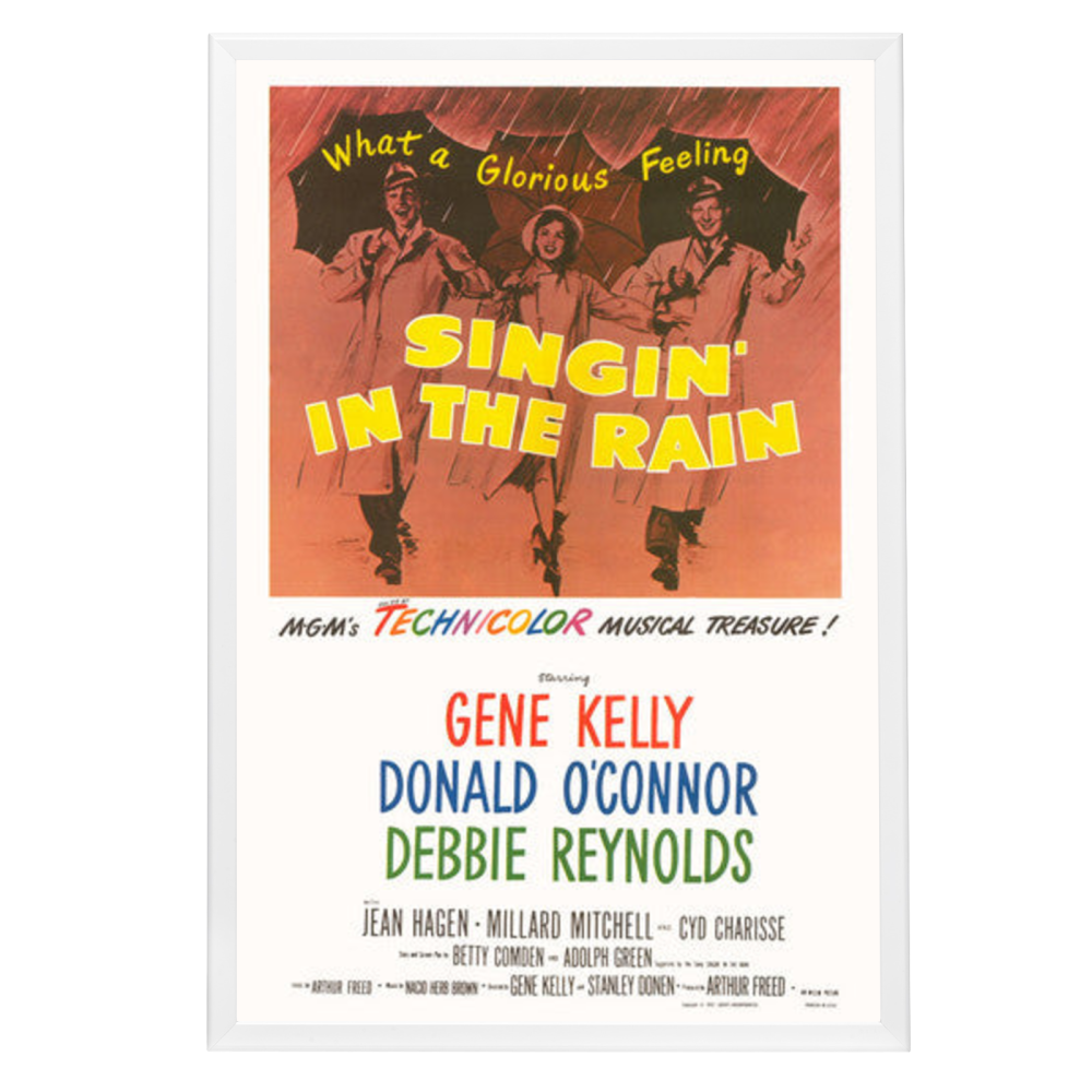 "Singin' in the Rain" (1952) Framed Movie Poster