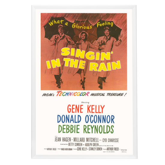 "Singin' in the Rain" (1952) Framed Movie Poster