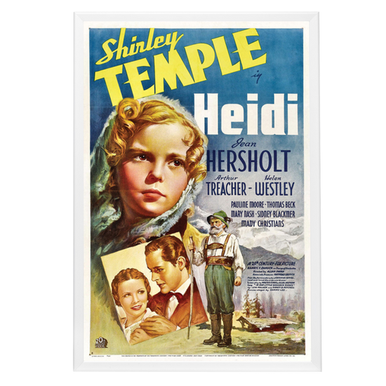 "Heidi" (1937) Framed Movie Poster