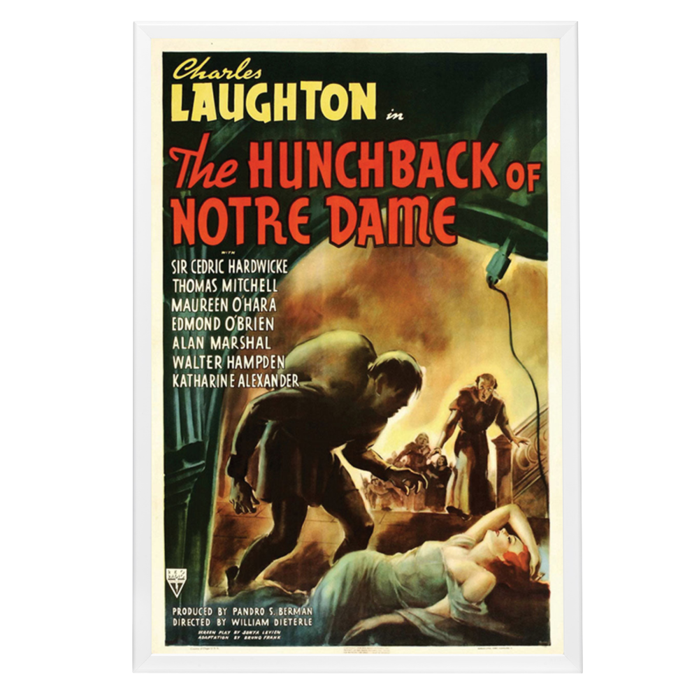 "Hunchback Of Notre Dame" (1939) Framed Movie Poster