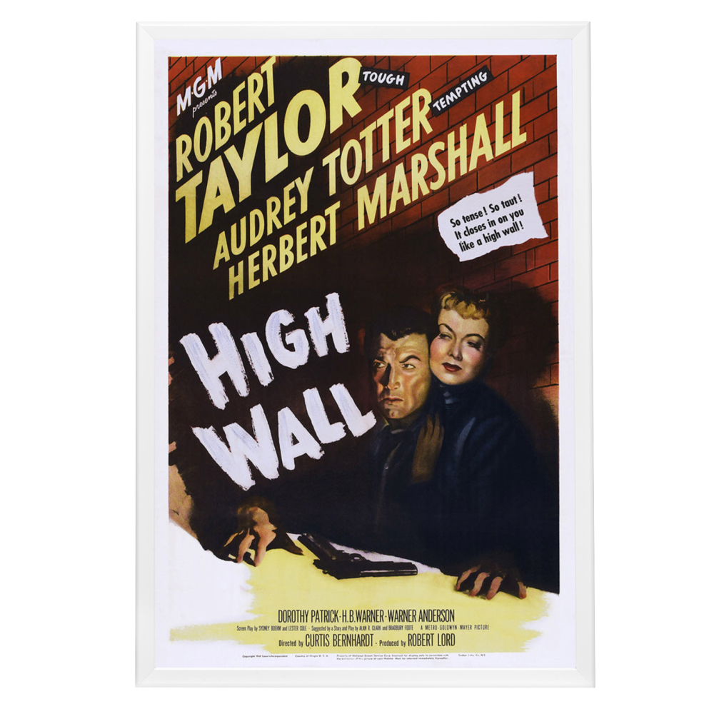 "High Wall" (1947) Framed Movie Poster