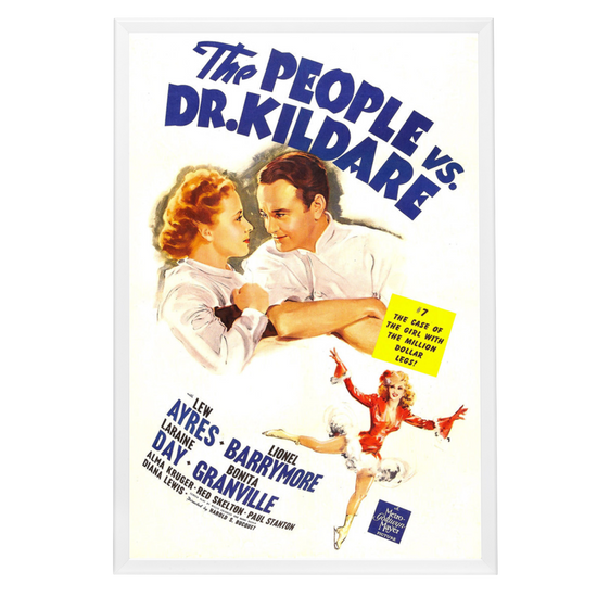 "People Vs. Dr. Kildare" (1941) Framed Movie Poster