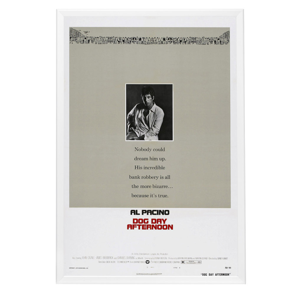 "Dog Day Afternoon" (1975) Framed Movie Poster