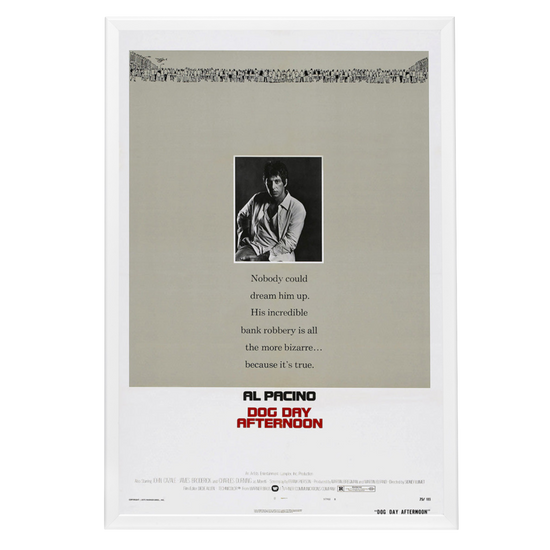 "Dog Day Afternoon" (1975) Framed Movie Poster