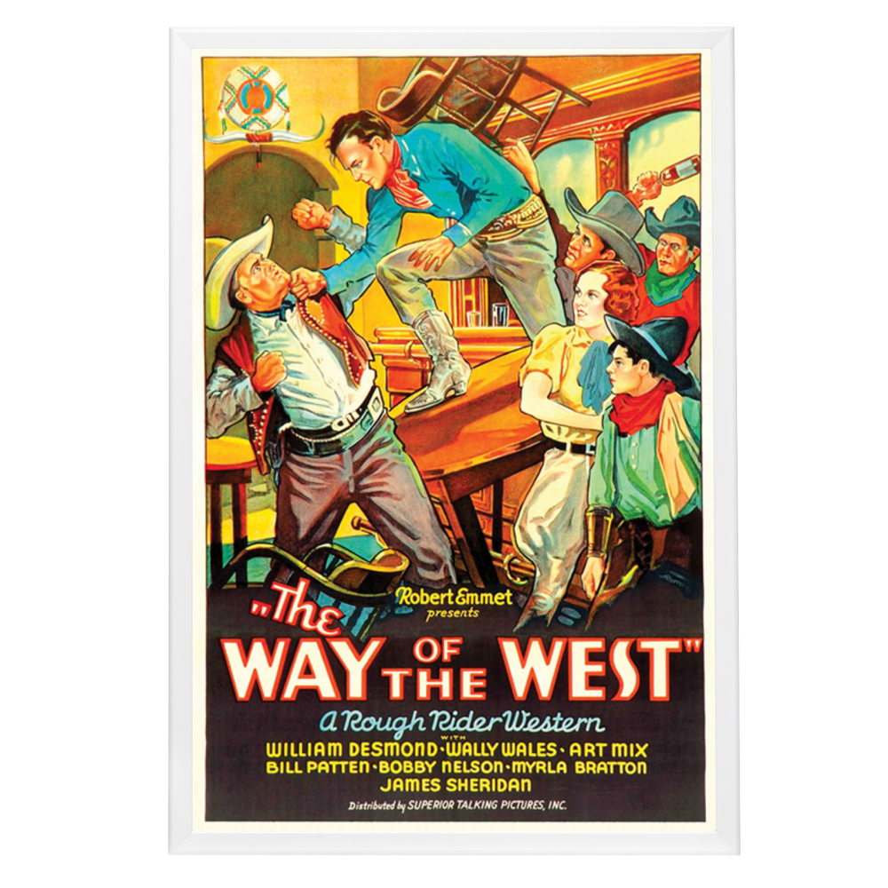 "Way Of The West" (1934) Framed Movie Poster