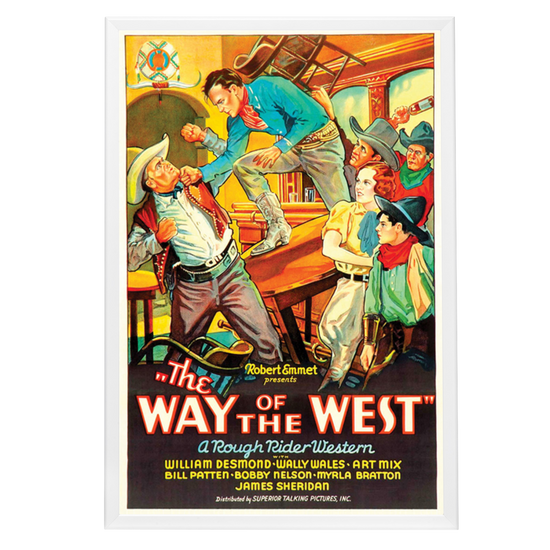 "Way Of The West" (1934) Framed Movie Poster