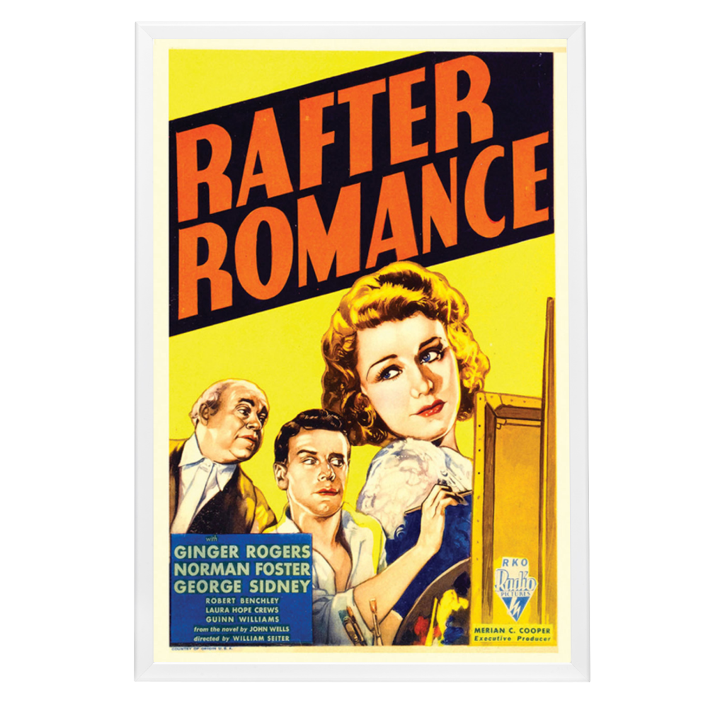 "Rafter Romance" (1933) Framed Movie Poster