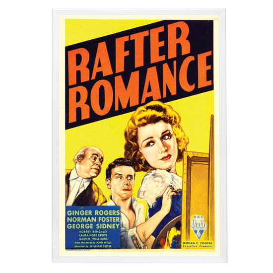 "Rafter Romance" (1933) Framed Movie Poster