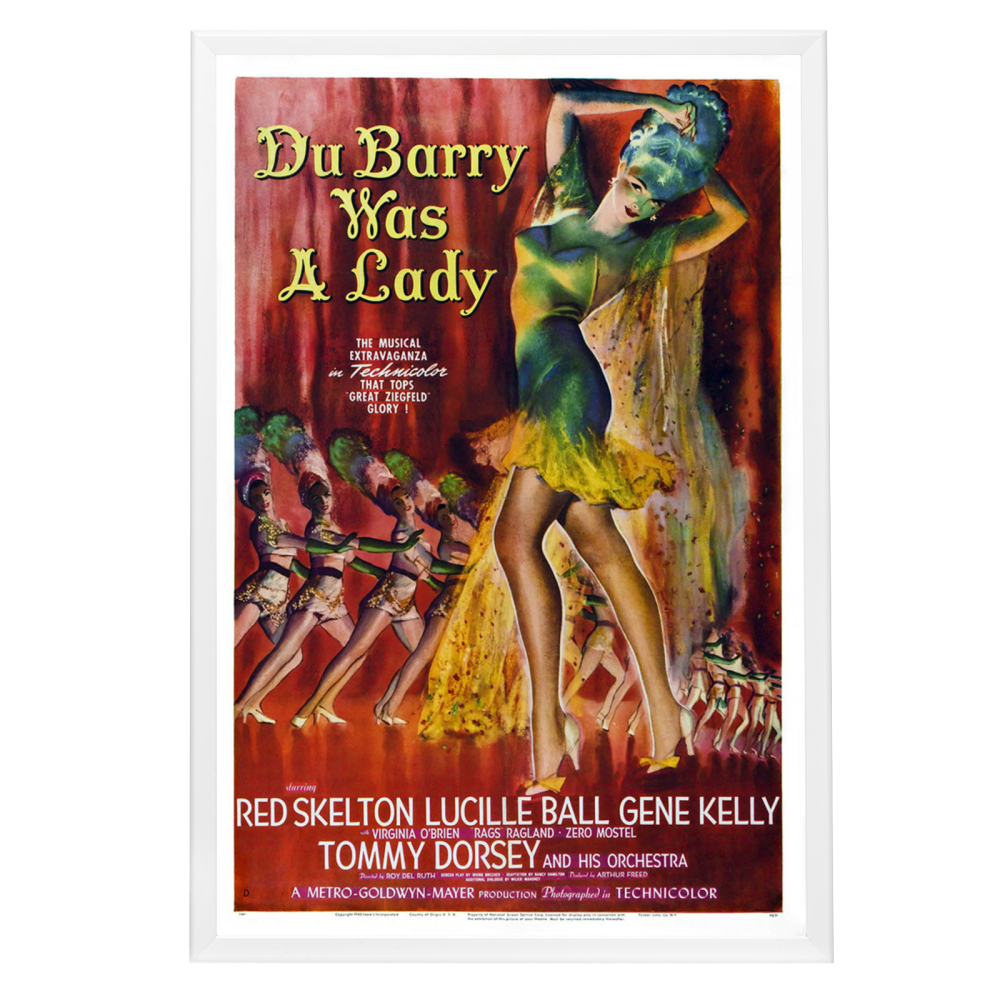 "Du Barry Was A Lady" (1943) Framed Movie Poster