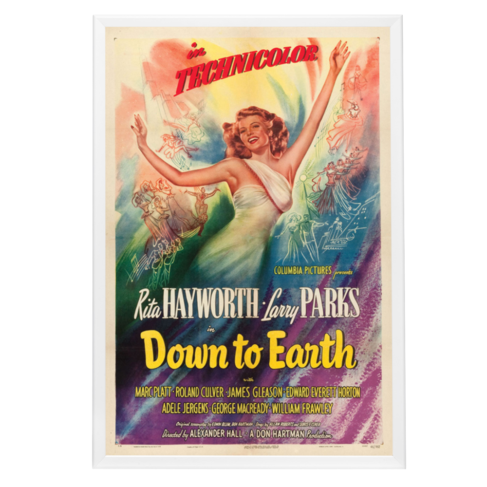 "Down To Earth" (1947) Framed Movie Poster