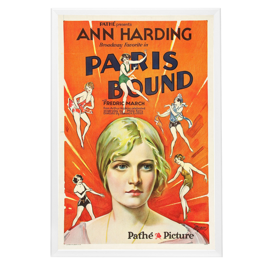 "Paris Bound" (1929) Framed Movie Poster