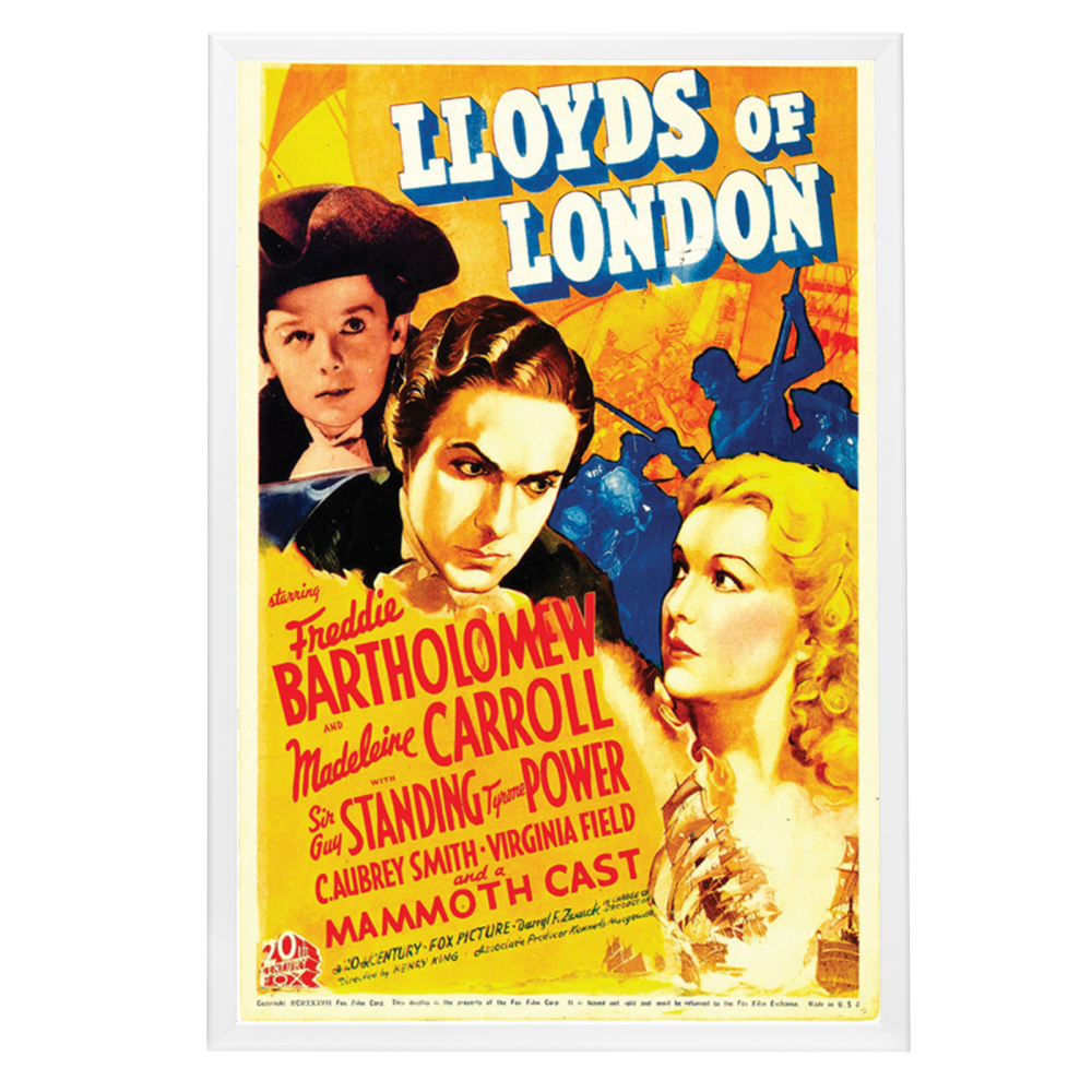 "Lloyds Of London" (1937) Framed Movie Poster