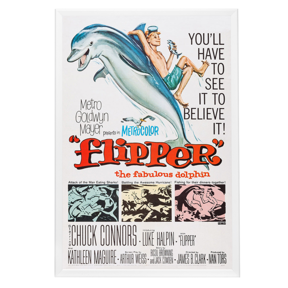 "Flipper" (1963) Framed Movie Poster