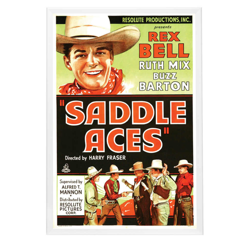 "Saddle Aces" (1935) Framed Movie Poster